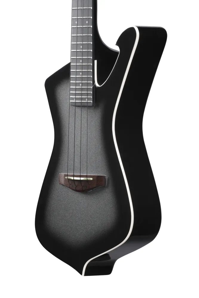 Ibanez  UICT100 A Iceman Style Ukulele Metalic Gray Sunburst