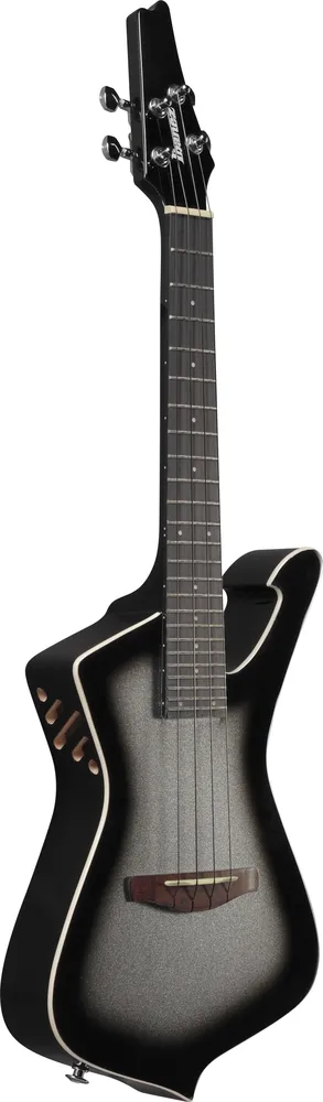 Ibanez  UICT100 A Iceman Style Ukulele Metalic Gray Sunburst