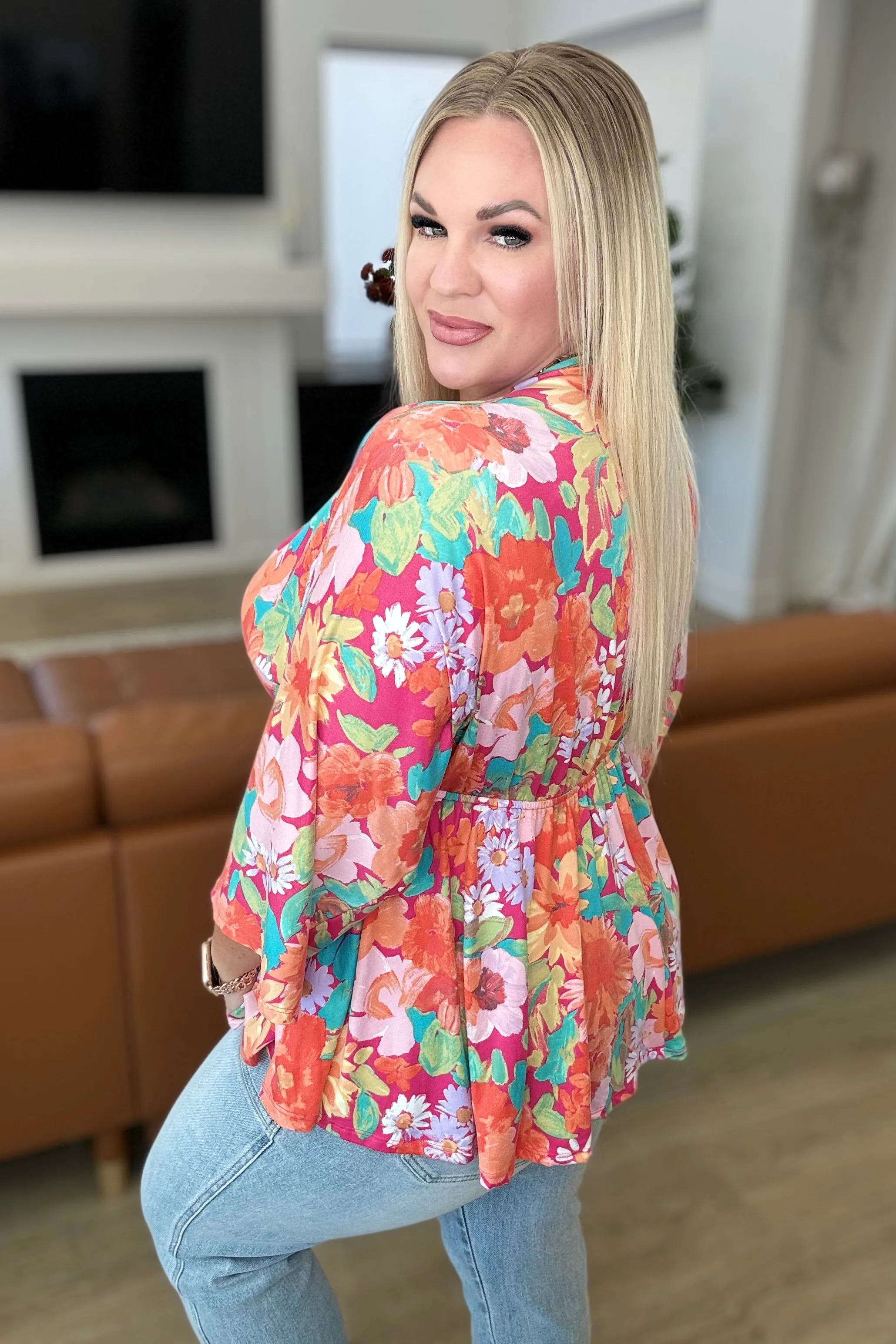 In Other Words, Hold My Hand V-Neck Blouse