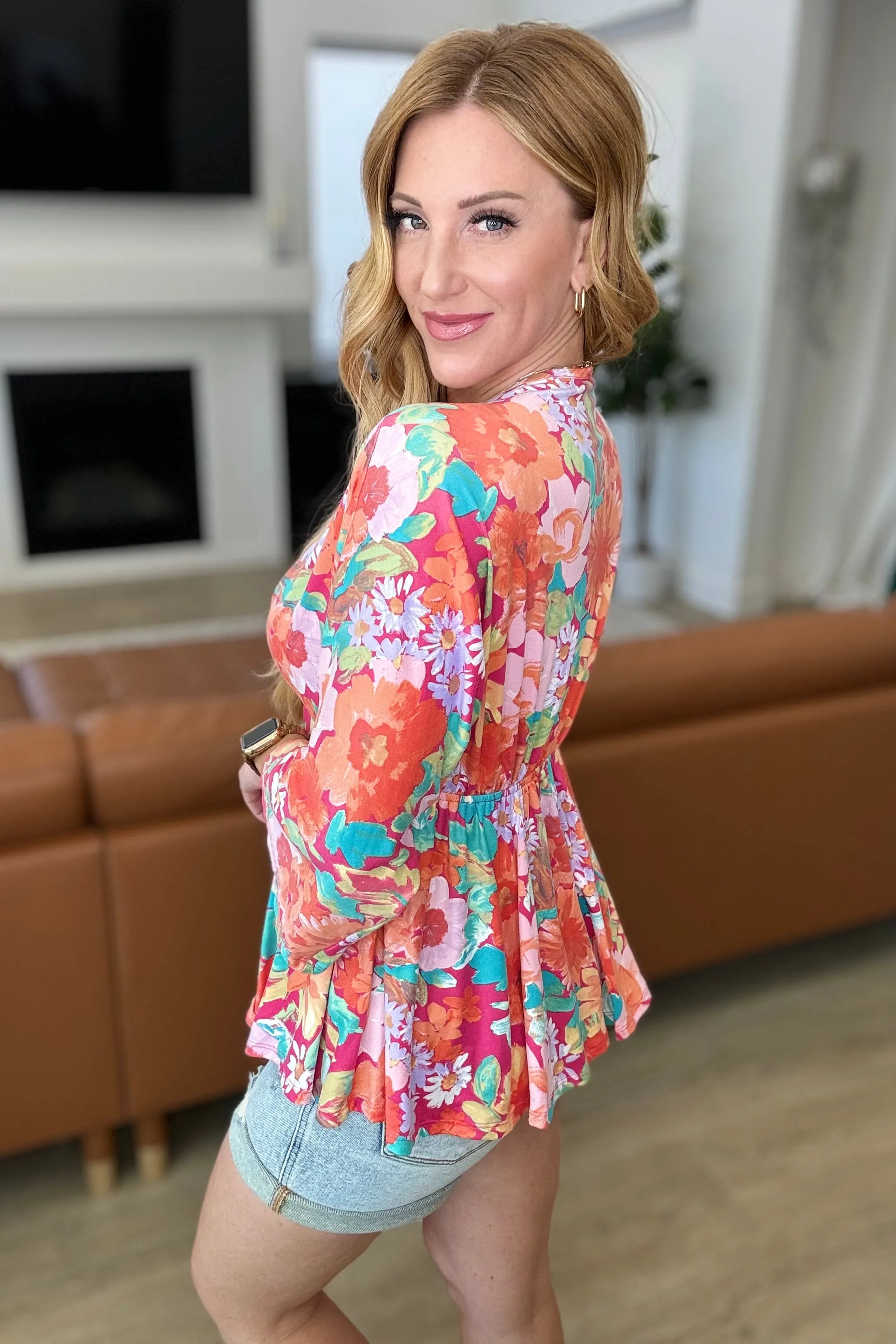 In Other Words, Hold My Hand V-Neck Blouse