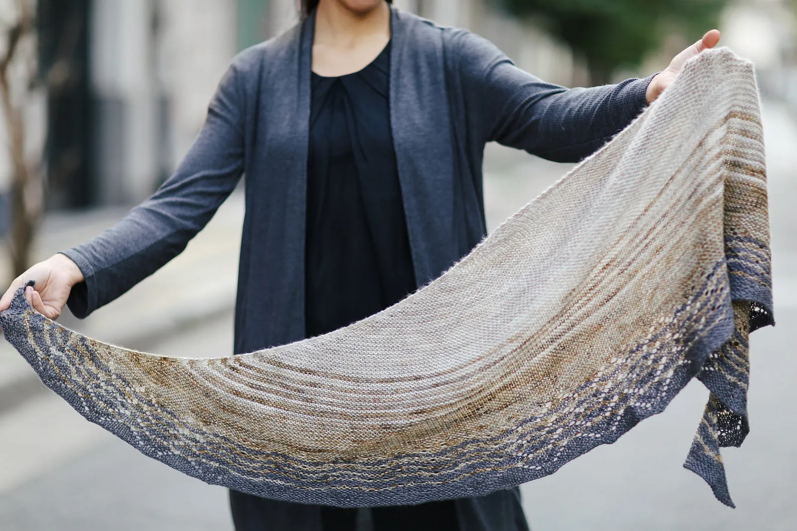 Jodi Shawl, Joji. Print Knitting Pattern