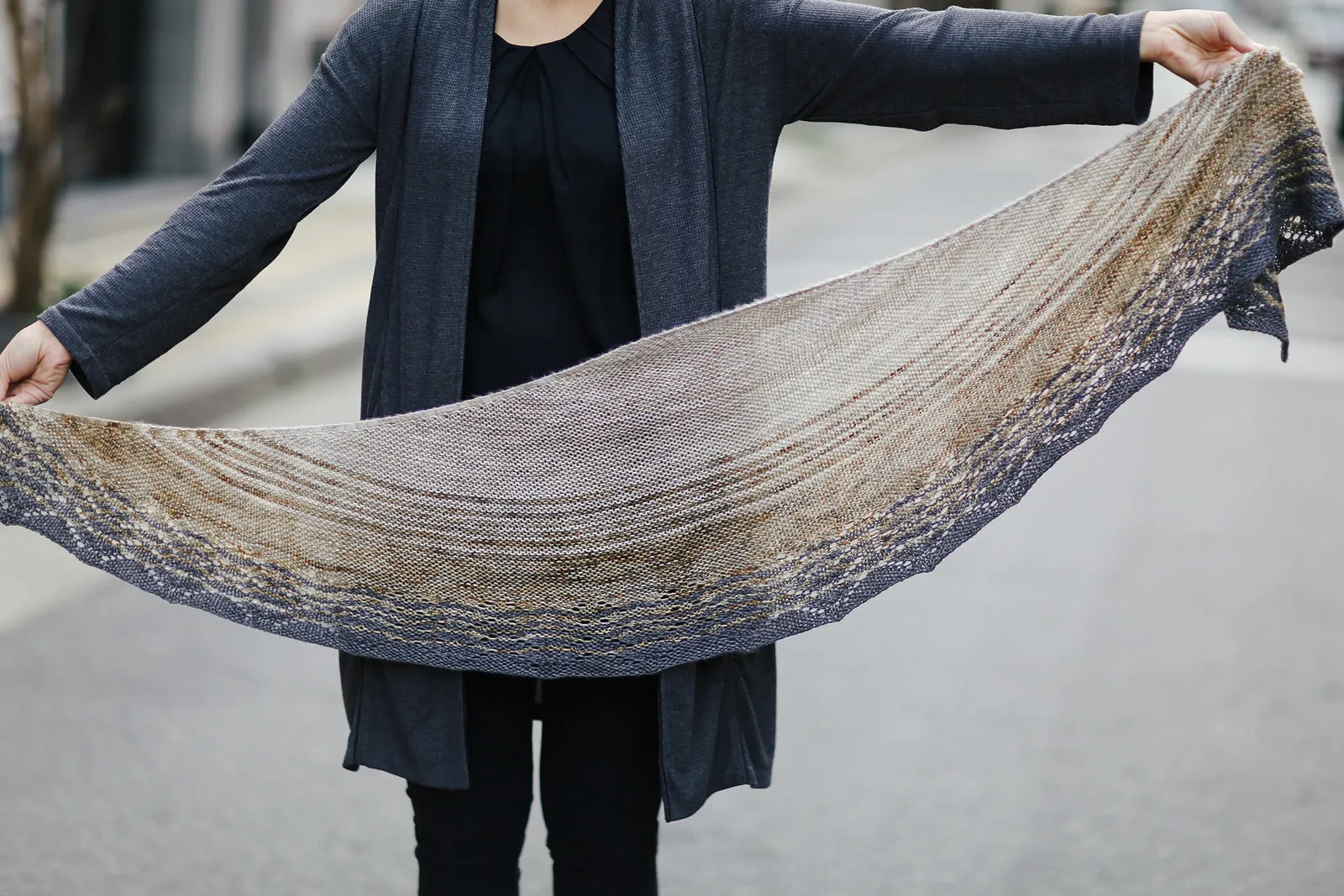 Jodi Shawl, Joji. Print Knitting Pattern