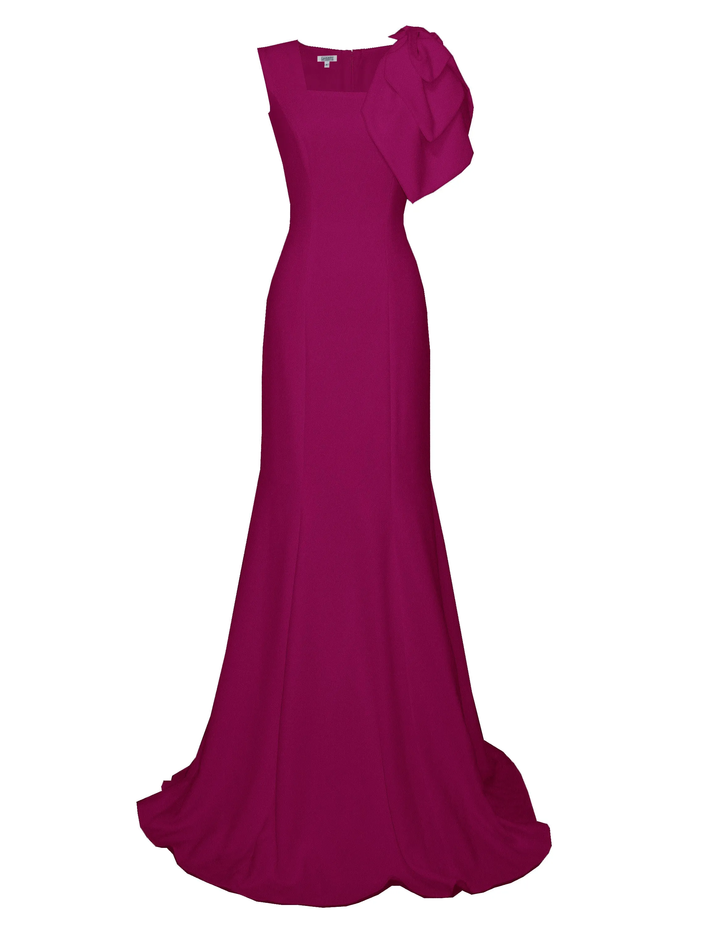Kolby Sleeveless Gown with Square Neckline- More Colors