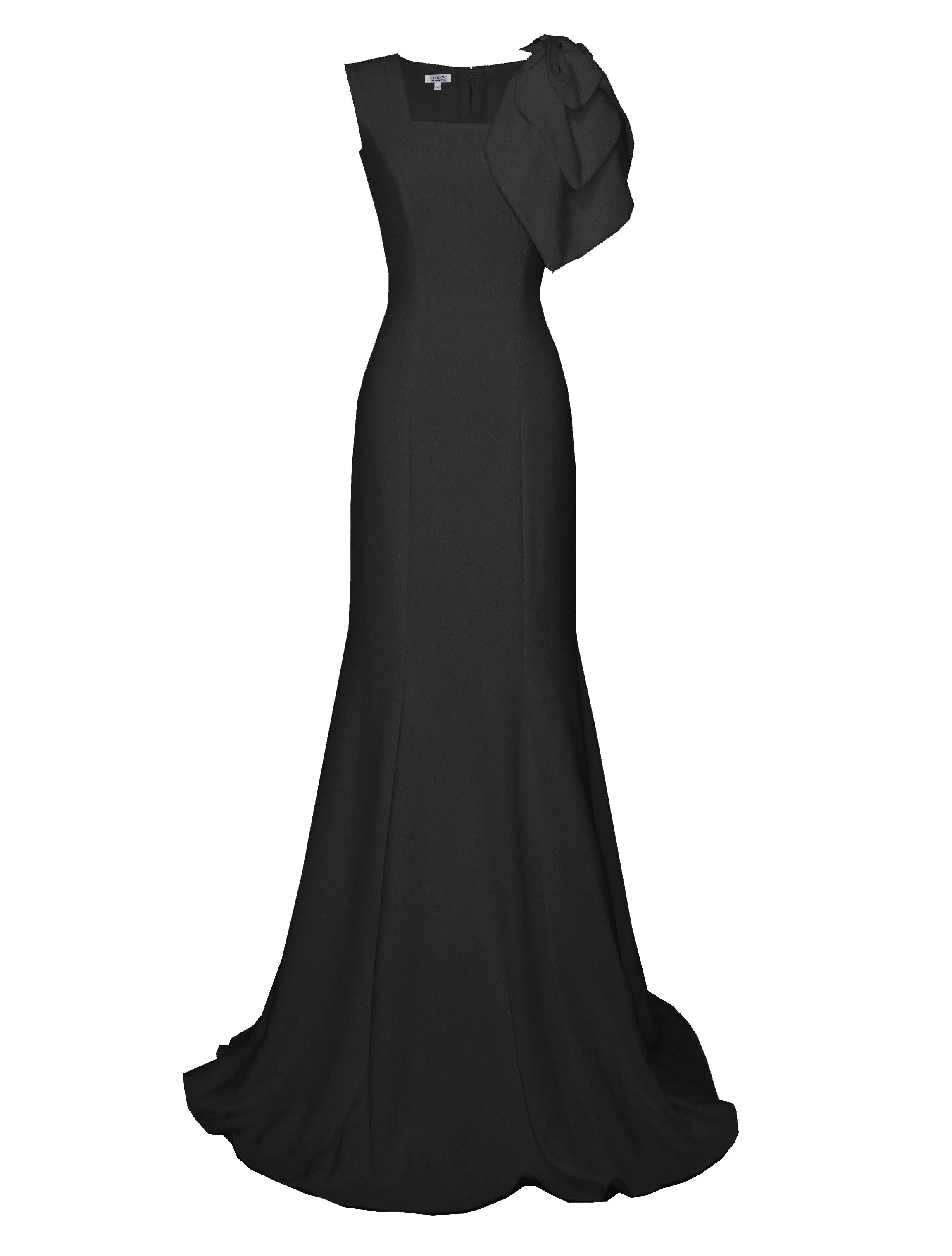 Kolby Sleeveless Gown with Square Neckline- More Colors