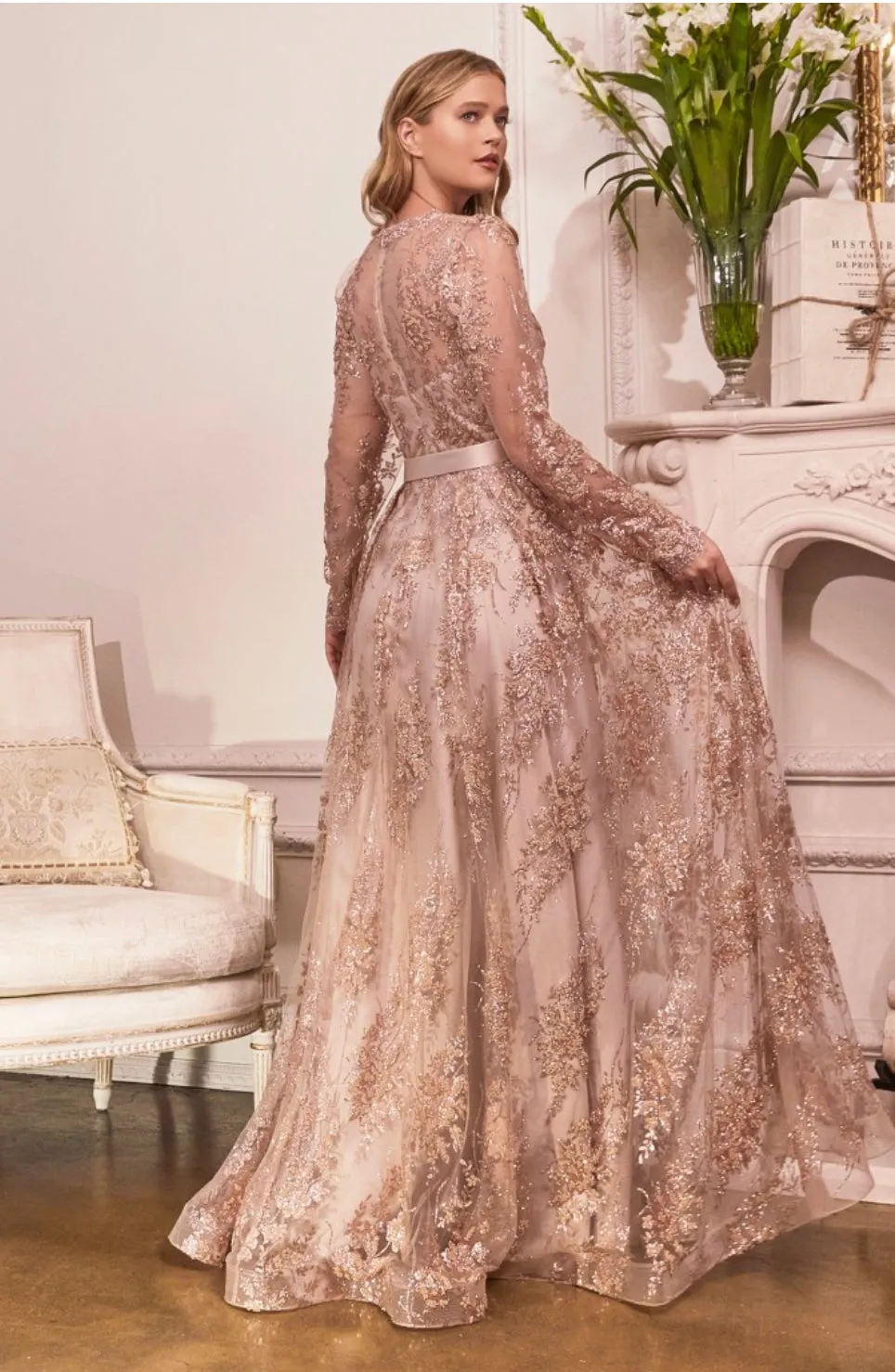 LaDivine by Cinderella Divine CD233 Evening Gown