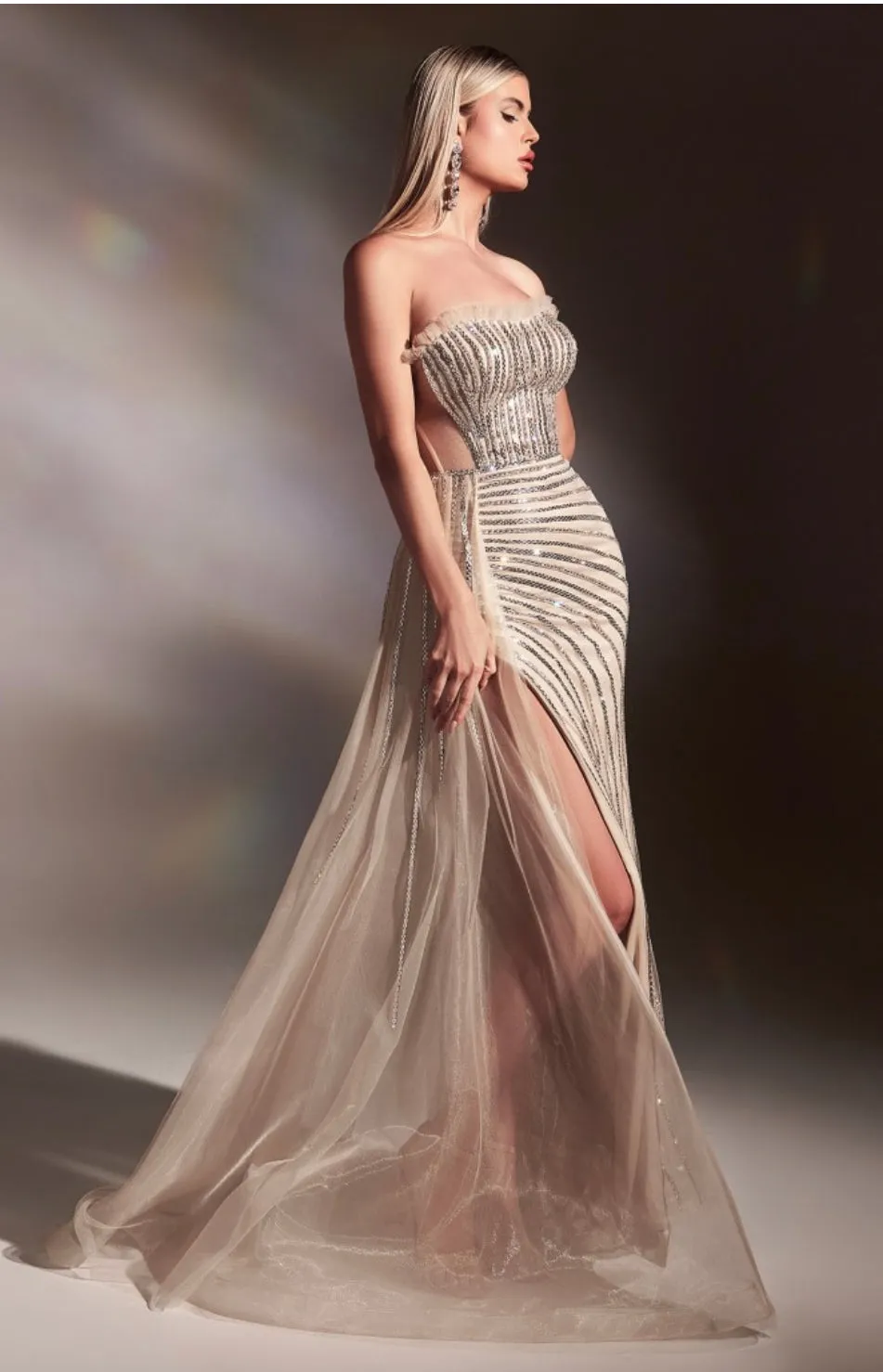 LaDivine by Cinderella Divine CD991 Evening Gown