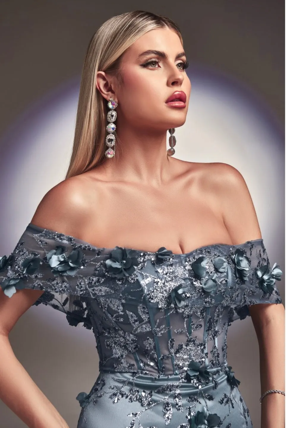LaDivine by Cinderella Divine J832 Evening Gown