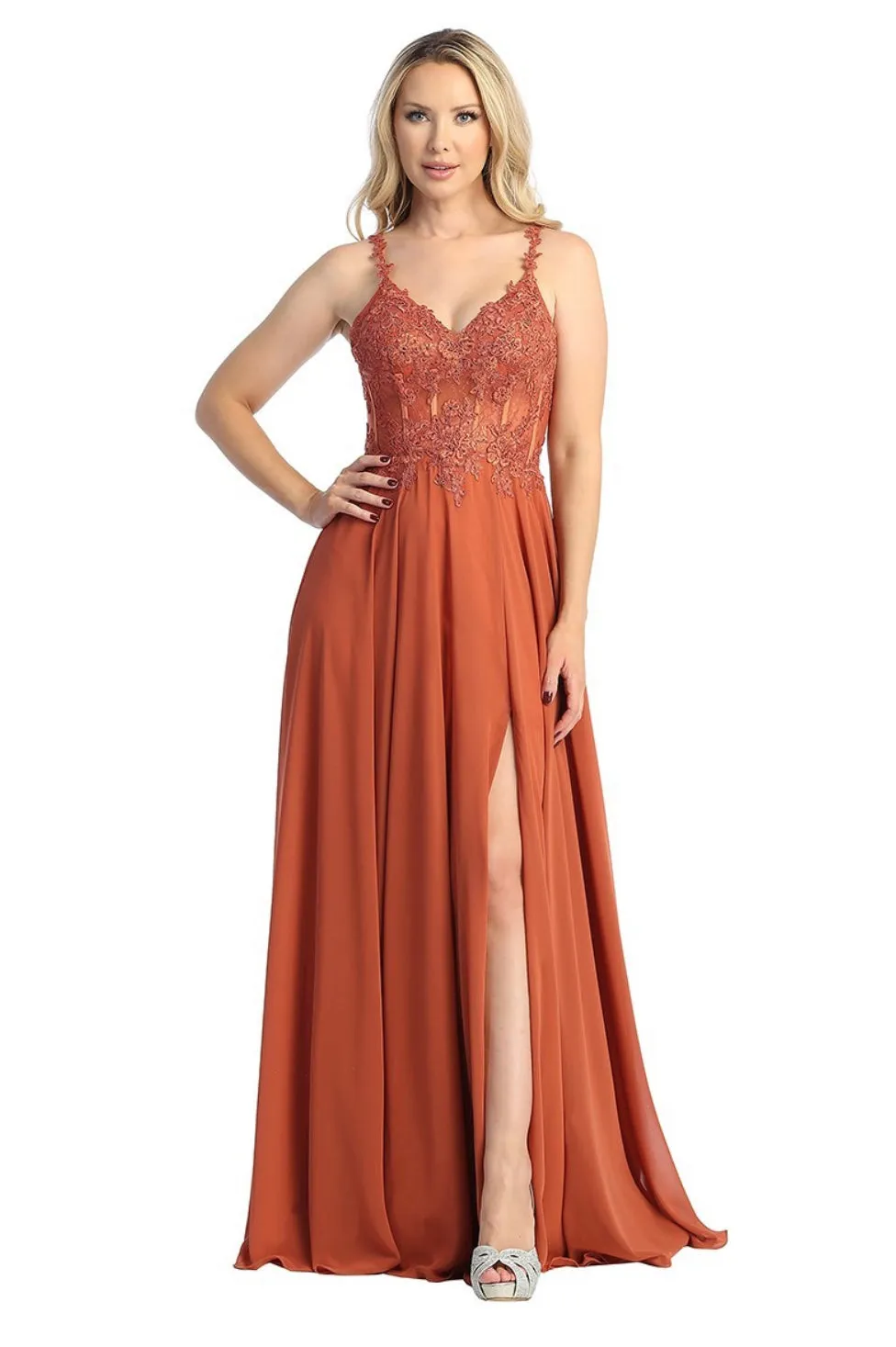 Let’s Evening Gown 7655
