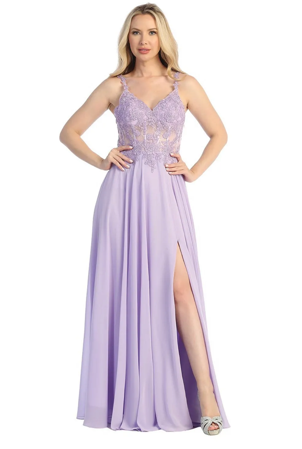 Let’s Evening Gown 7655