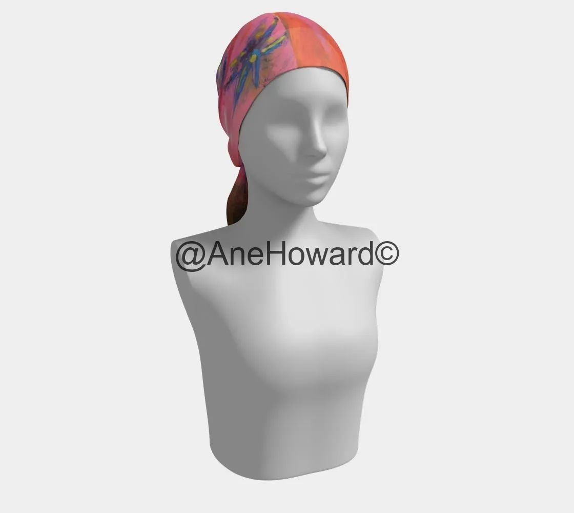 Long Silk Scarf Bird of Paradise