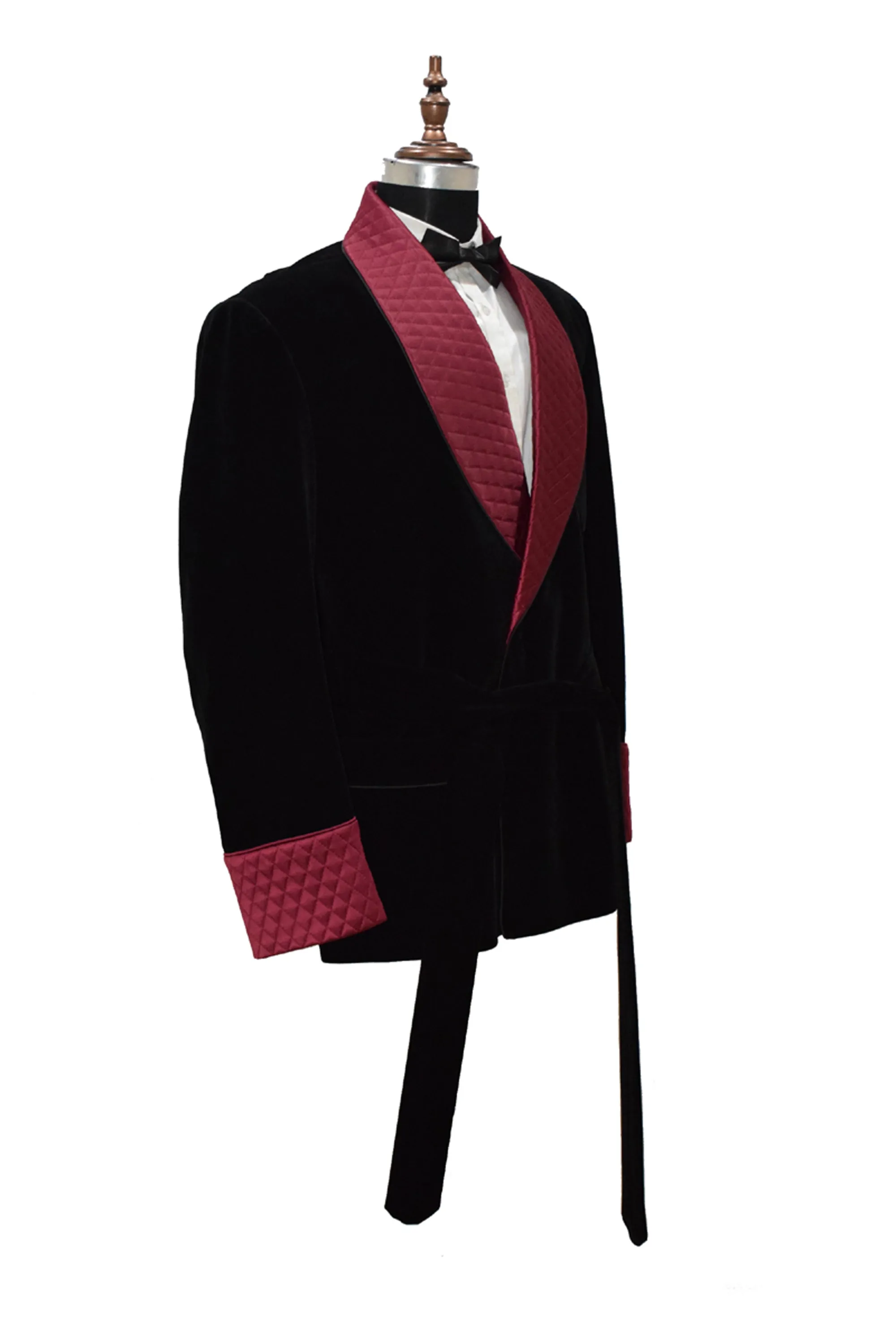 Men Black Smoking Jackets Dinner Party Wear Coat