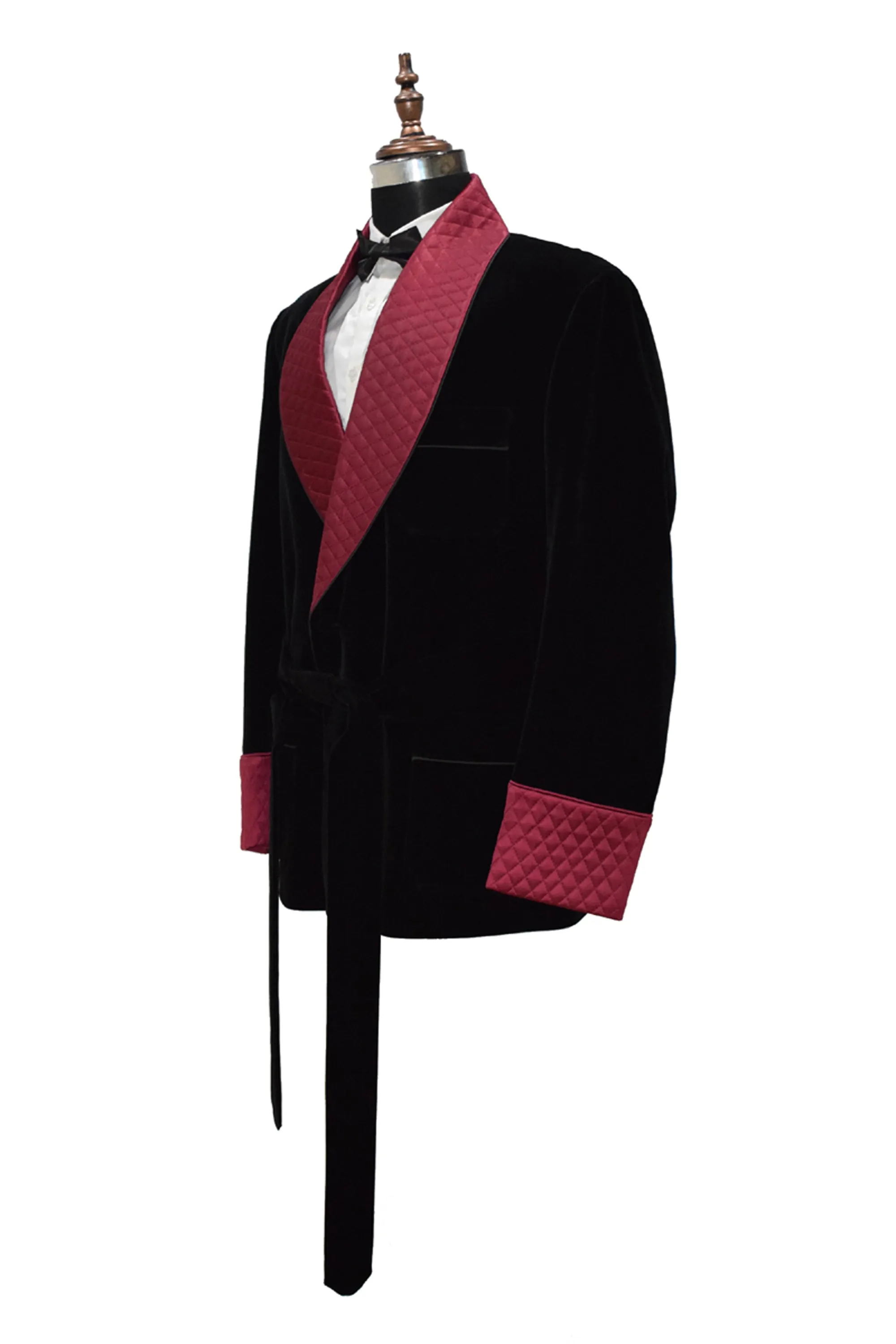 Men Black Smoking Jackets Dinner Party Wear Coat