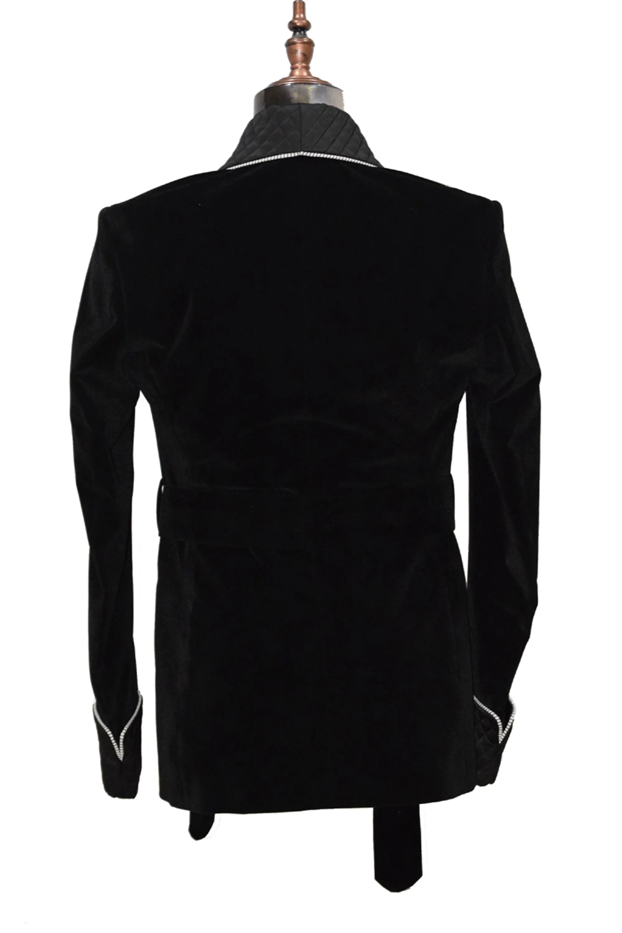 Men Black Smoking Jackets Dinner Party Wear Coat