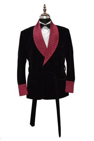 Men Black Smoking Jackets Dinner Party Wear Coat