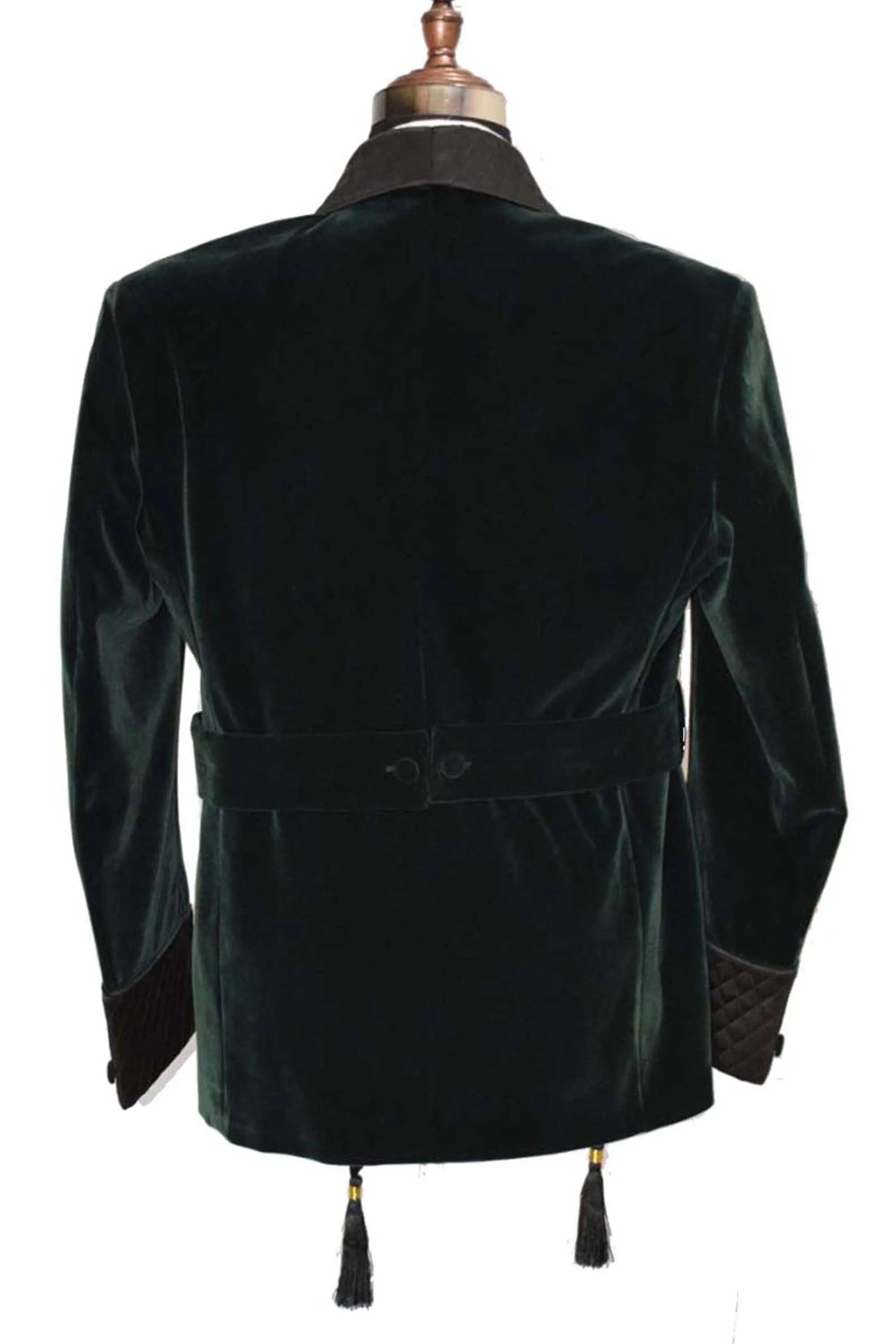 Men Green Smoking Jackets Dinner Party Wear Coats