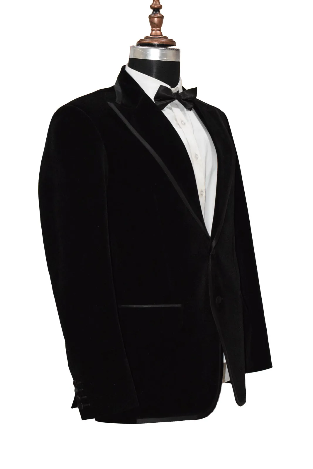 Men's Black Smoking Jackets Designer  Party Wear  Coat