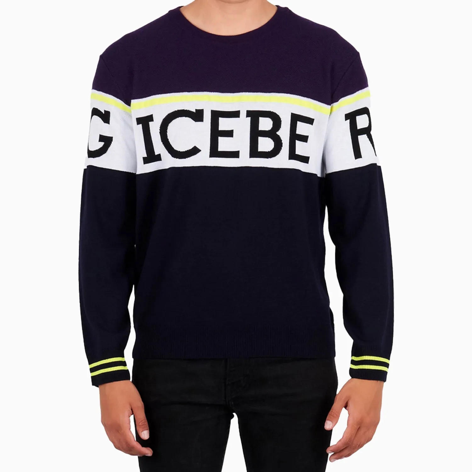 Men's Round Neck Knitted Sweatshirt