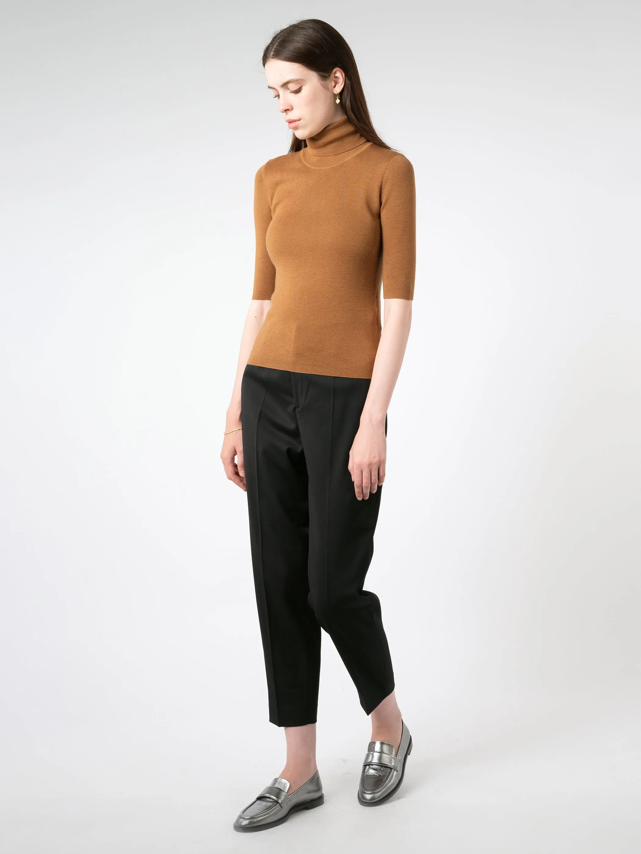 Merino Elbow Sleeve Top