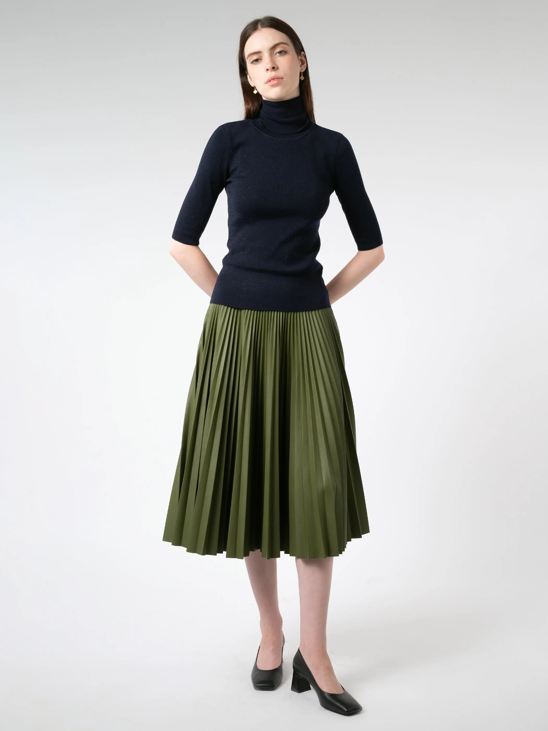 Merino Elbow Sleeve Top