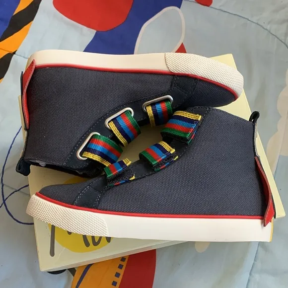 Mini Boden Space rocket high tops size 3 kids aka 32 European