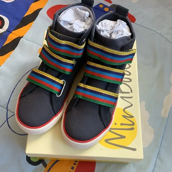 Mini Boden Space rocket high tops size 3 kids aka 32 European