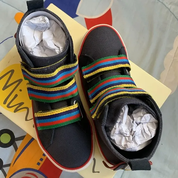 Mini Boden Space rocket high tops size 3 kids aka 32 European