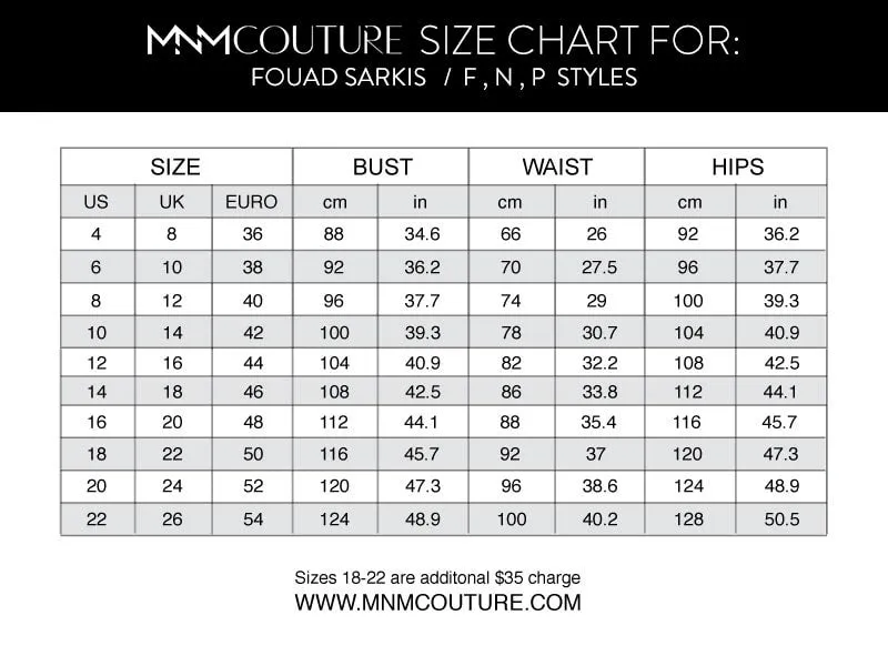 MNM COUTURE 2670  fouad sarkis Dress