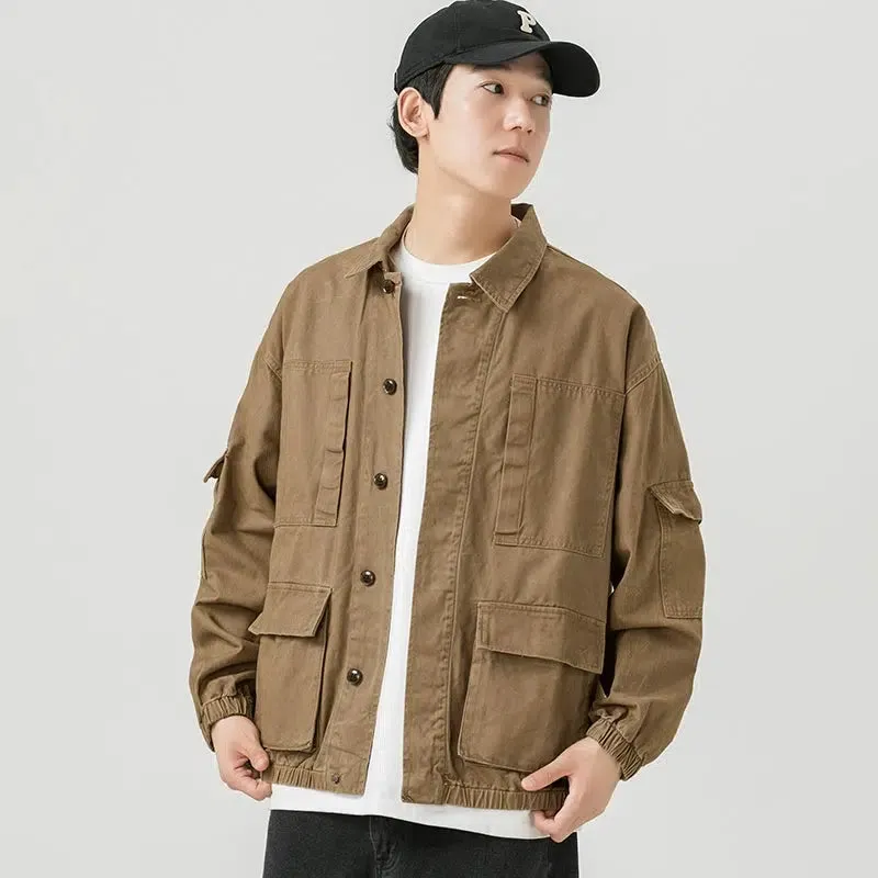 Multi-pocket Shirt Jacket
