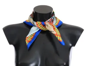 Multicolor Carretto Silk Scarf
