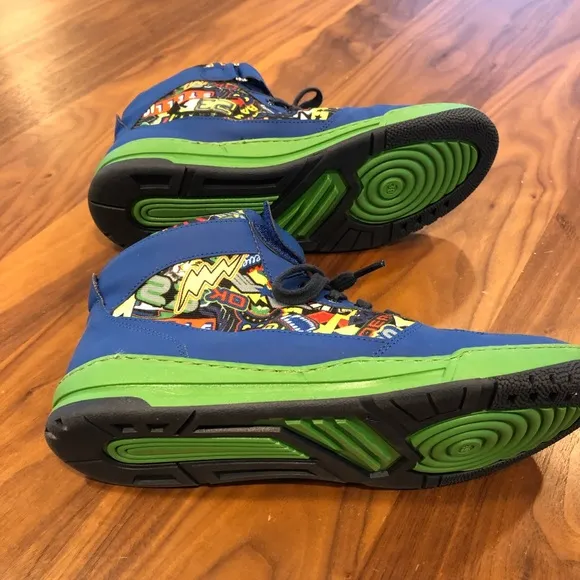 NWOT Size 6 Stella McCartney Graphic High Tops