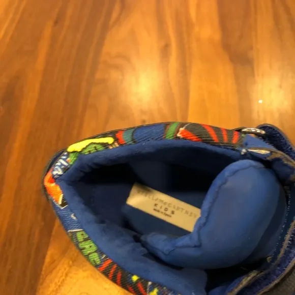 NWOT Size 6 Stella McCartney Graphic High Tops