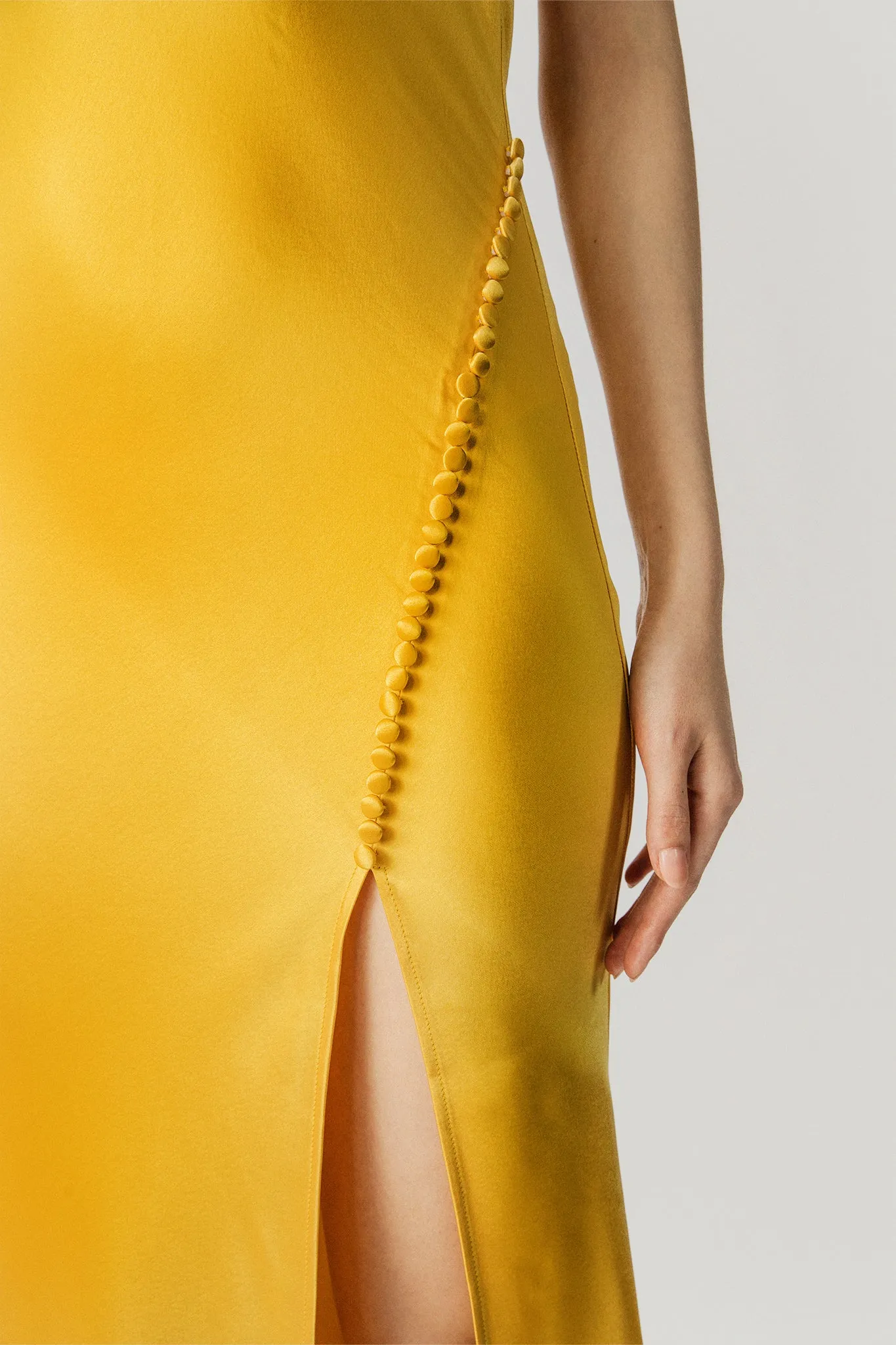 Penelope Backless Satin Gown