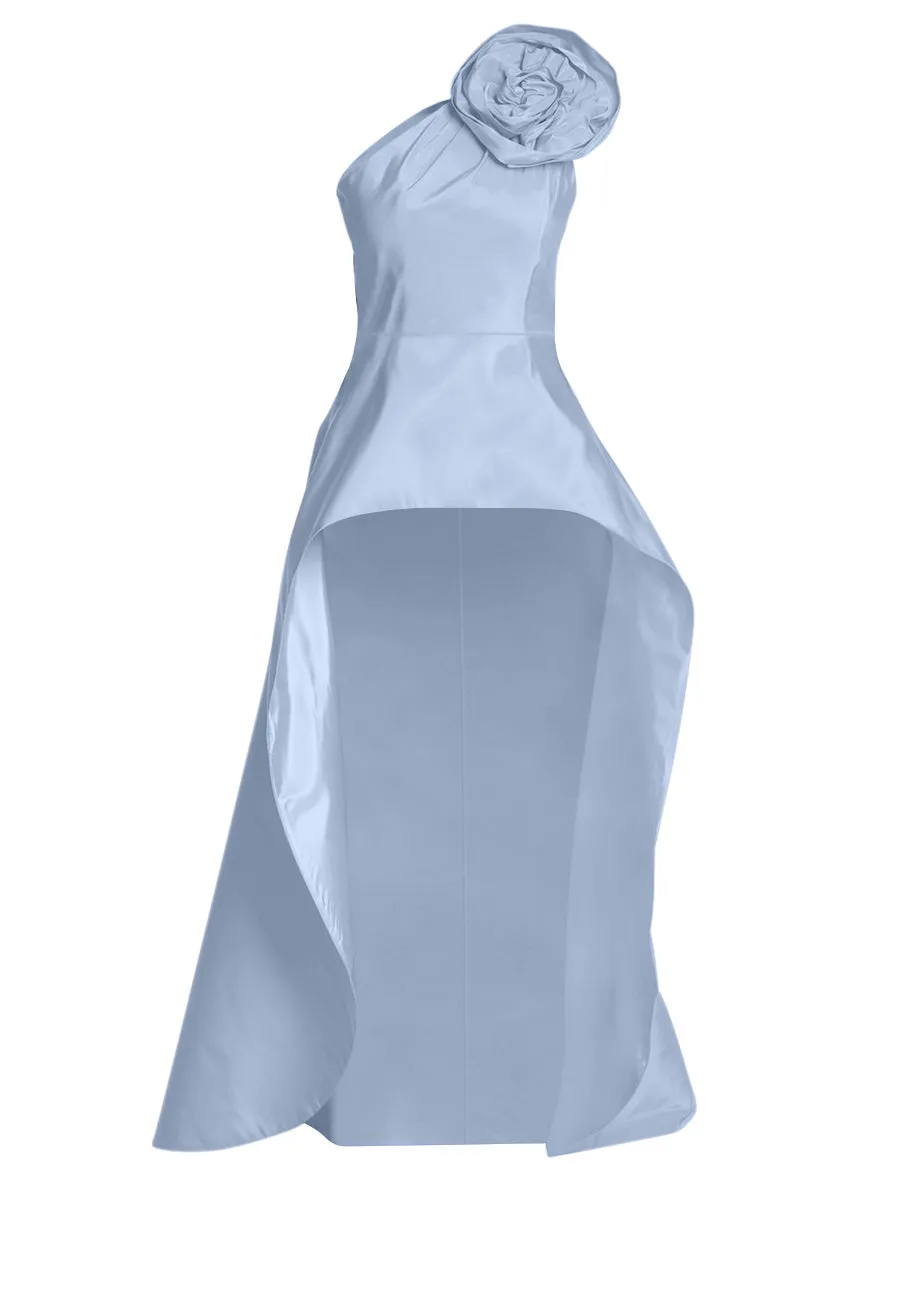 Phoebe Silk Faille Cape Top