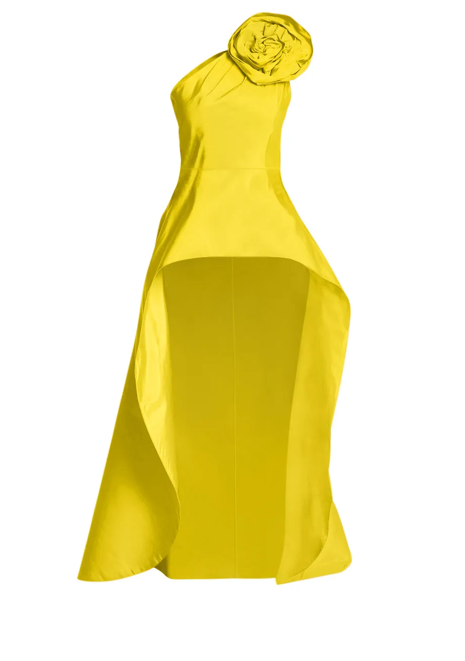 Phoebe Silk Faille Cape Top