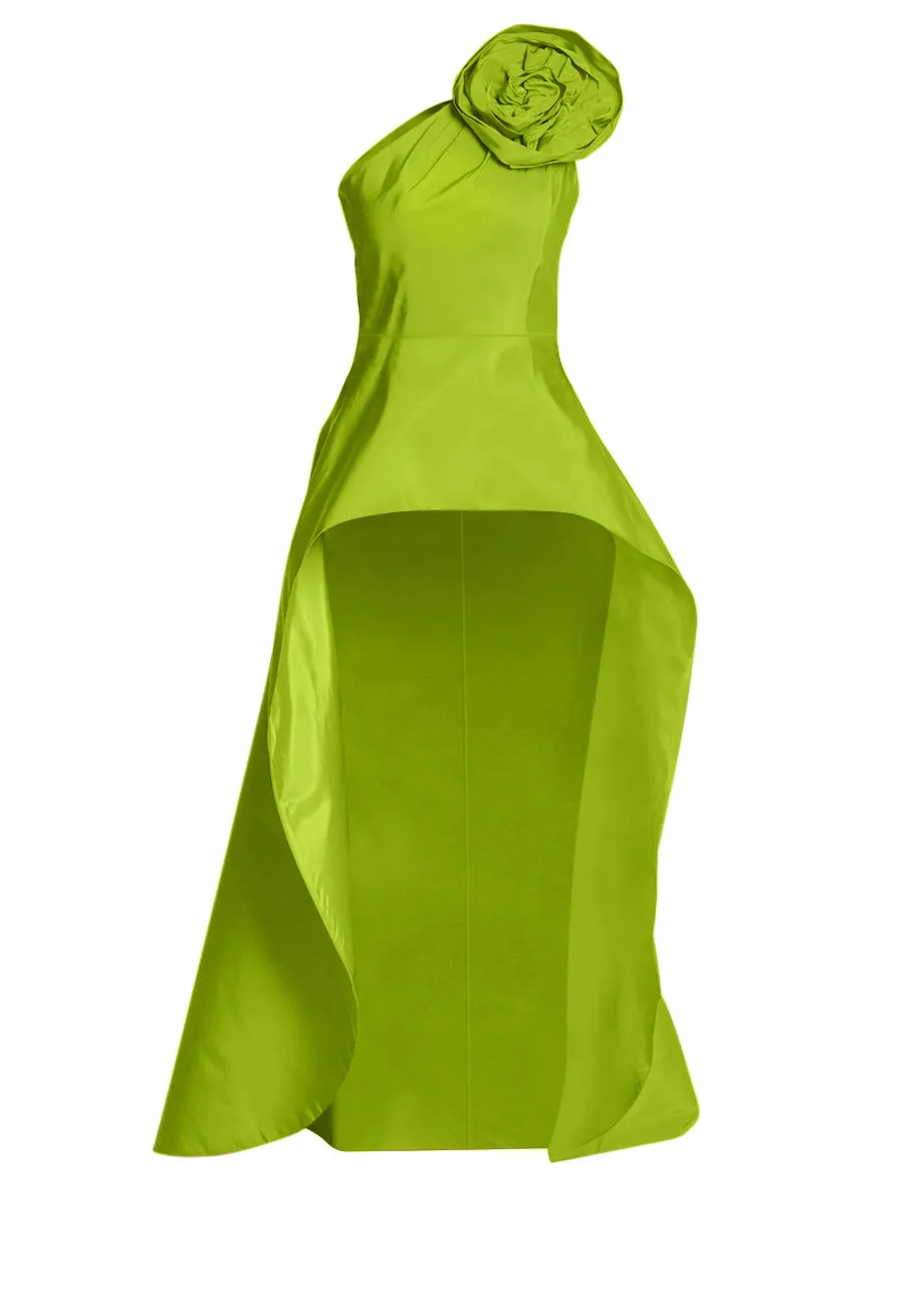 Phoebe Silk Faille Cape Top