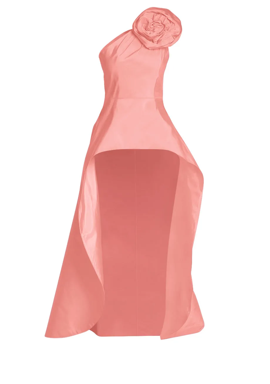 Phoebe Silk Faille Cape Top