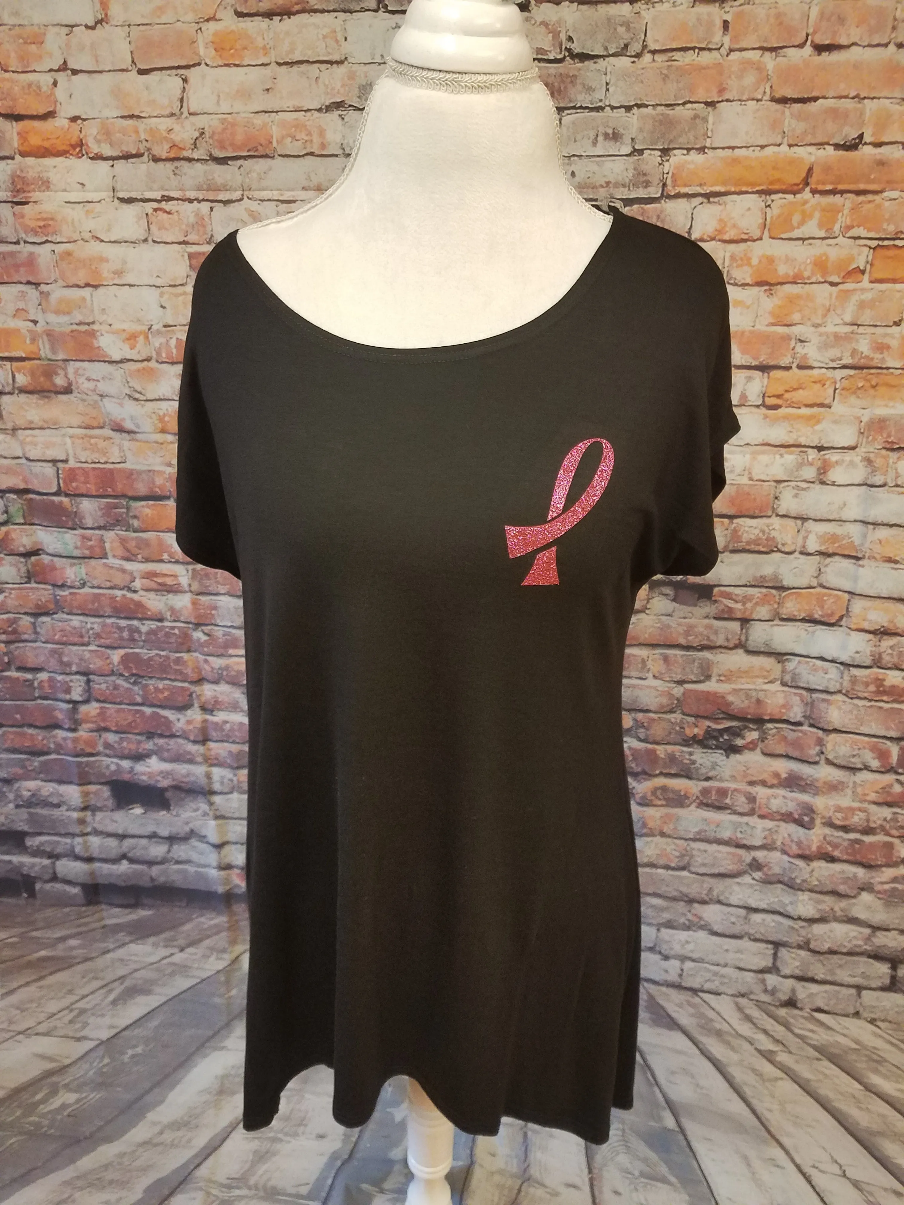 Pink Ribbon Specialty High Low Top