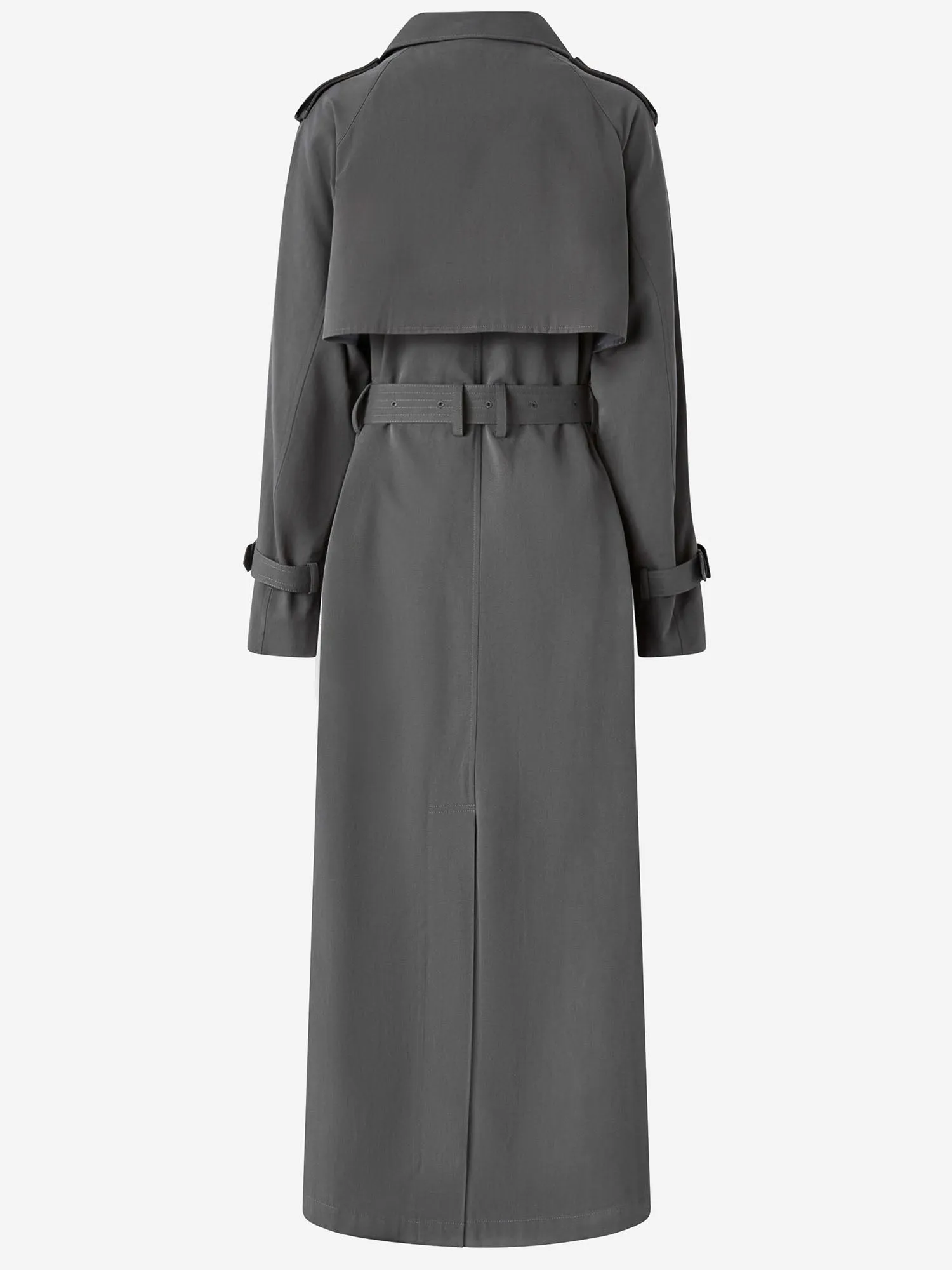 Pinko Trench Toffee med vindflik och bälte