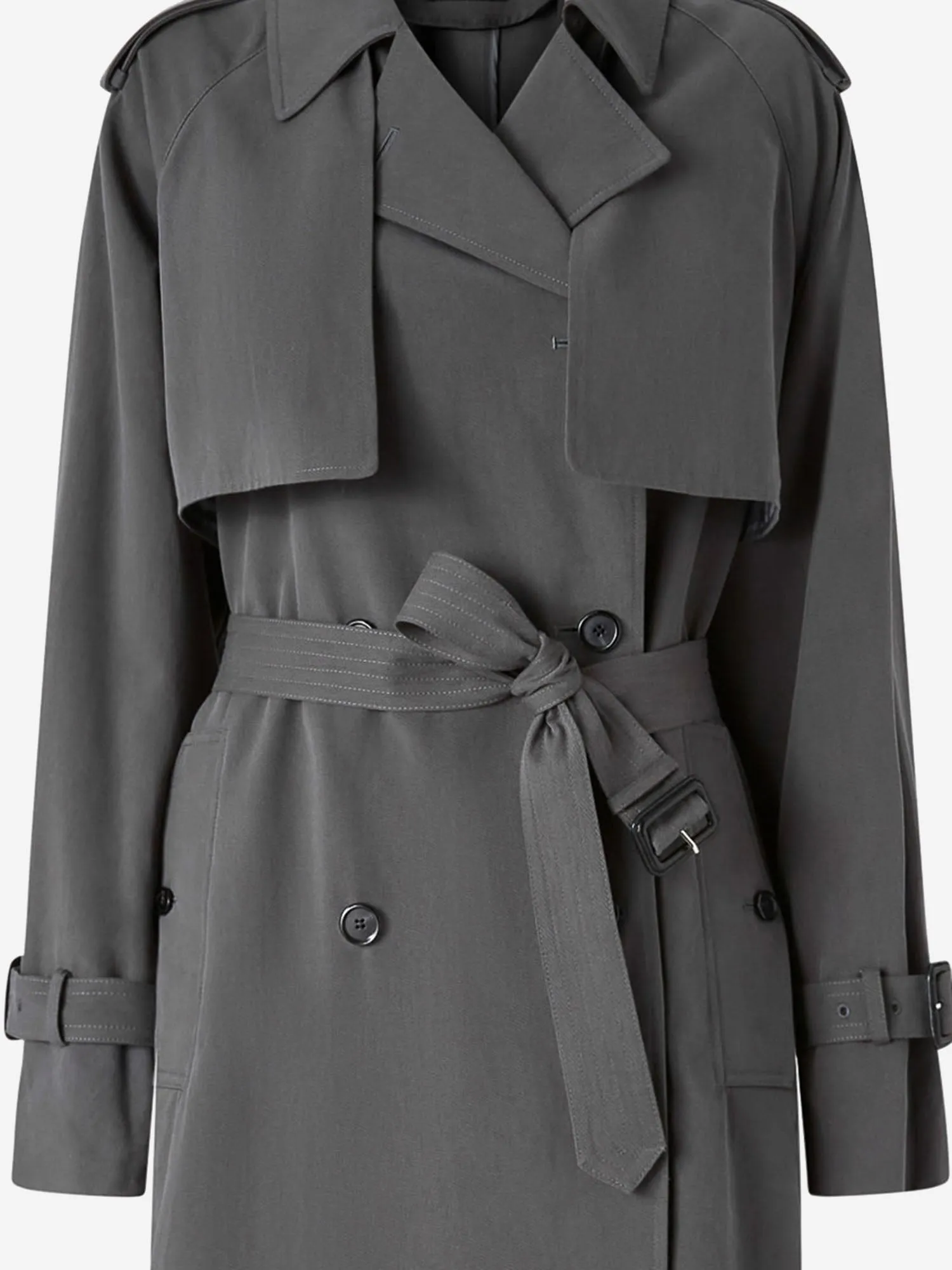 Pinko Trench Toffee med vindflik och bälte