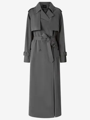 Pinko Trench Toffee med vindflik och bälte