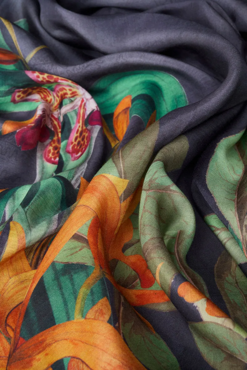 Powder Botany Bliss in Charcoal Kimono Jacket