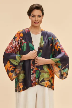 Powder Botany Bliss in Charcoal Kimono Jacket