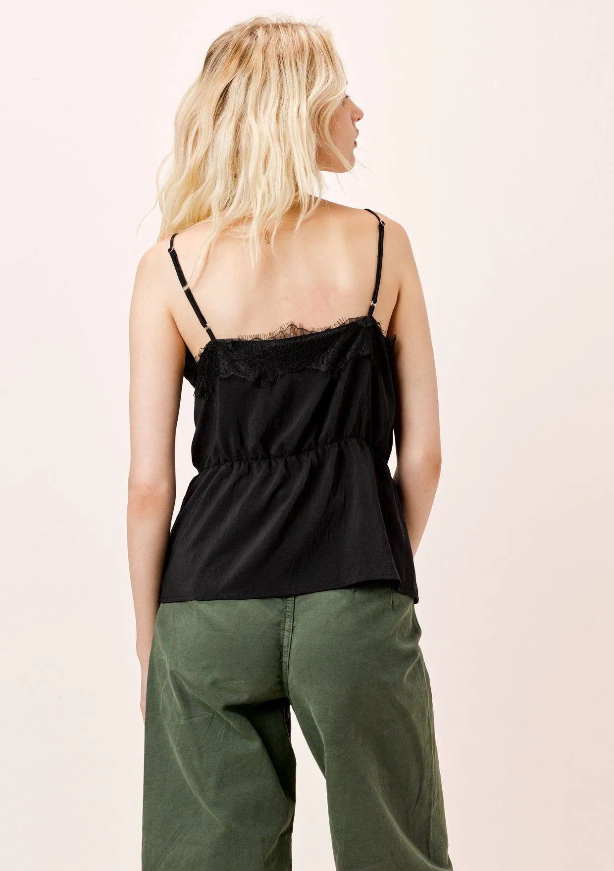 Pree Eyelash Lace Trim Cami