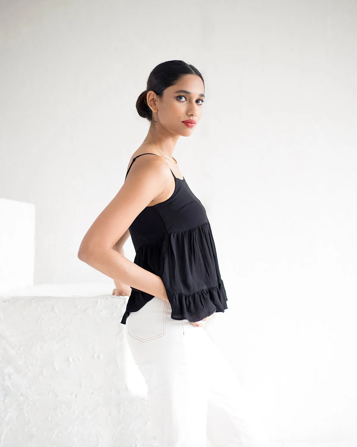 Relax Fit Peplum Top