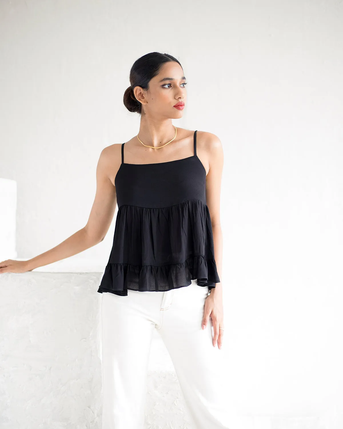 Relax Fit Peplum Top