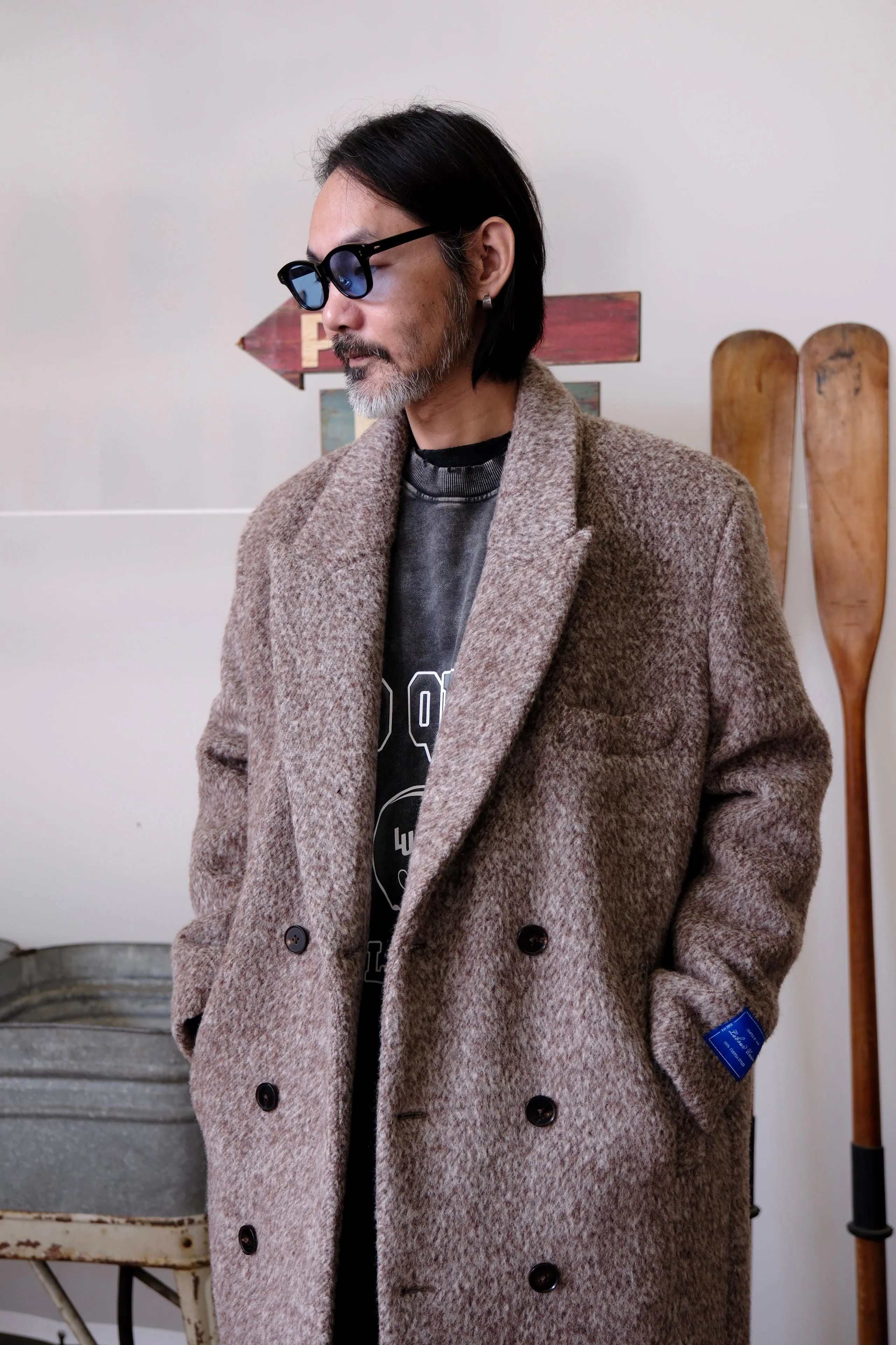 Retro Woolen Double-Breasted Coat