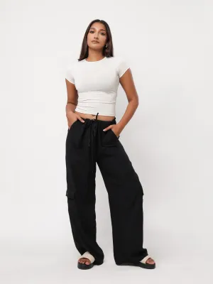 Rue High Neck Fitted T-Shirt