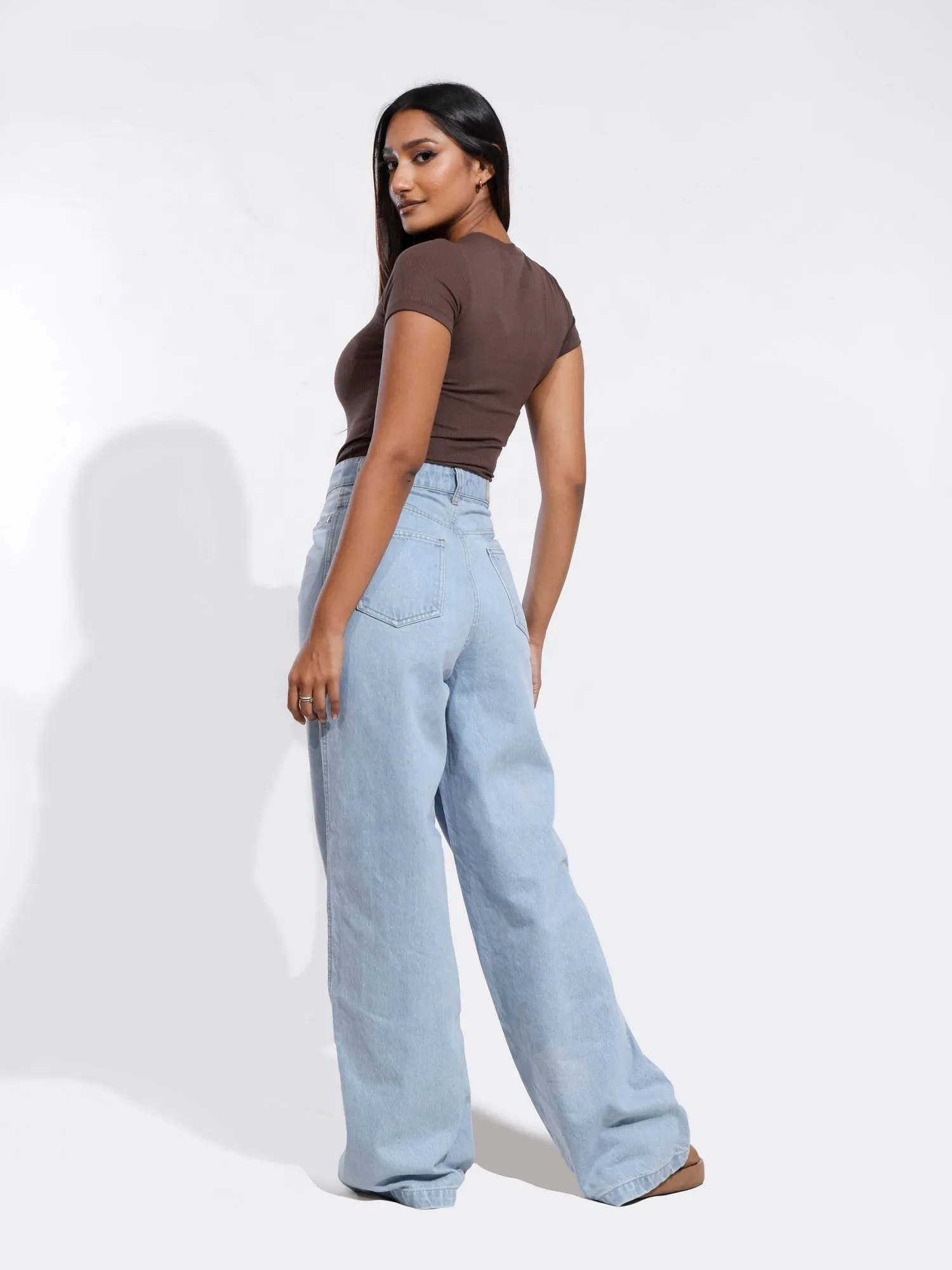 Sam High Neck Fitted T-Shirt