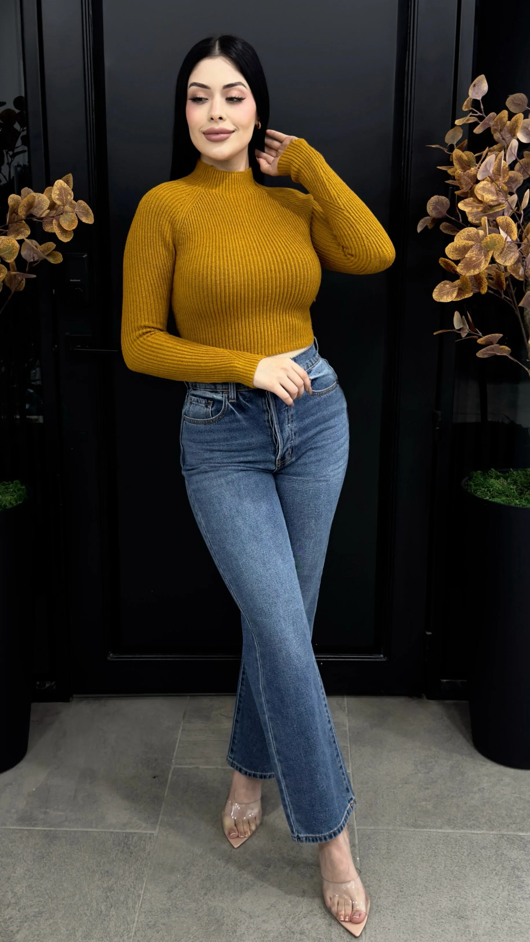 SAMANTHA MUSTARD SWEATER
