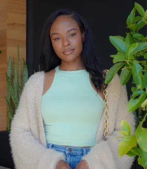 Sariah High Neck Top(Sage)